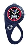 NFL Kids' PT0076 New England Patriots All Star Black Clip-On Watch