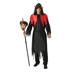 Satan Kutte mit H�rner Halloween Kost�m Teufel
