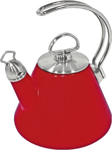 "Chantal 3 Cup Small Personal Teakettle, Red" "Chantal 3 Cup Small Personal Teakettle, Red"