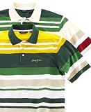 Sean John - Sean John Engineered Stripe Short-Sleeved Polo