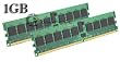1GB 2x 512MB Micron PC2-3200 400MHZ DDR2 ECC MT18HTF6472DY-40EB2 - MT18HTF6472DY-40EB2