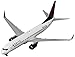 GeminiJets Delta B737-800W Aircraft (1:400 Scale)