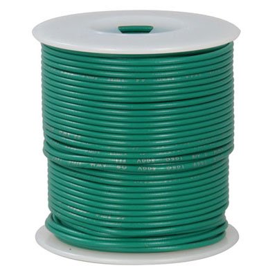 Ul1007-1569 24 Awg Stranded Hook Up Wire 100 Feet Green