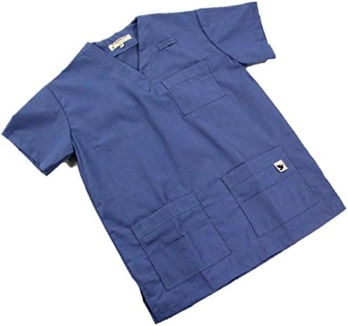 Dove Professional Apparel V-Neck Scrub Top M Heather