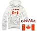 Sports : canada VINTAGE Kapuzensweater KANADA hellgrau