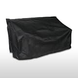Jago GRTB01-ZBH-01 Storage Cover for 3 Seater Garden Bench Black 125cmWby Jago