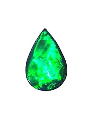 O&G Australia Natural Opal Doublet Gemstone, 7x10mm (1.15cttw)