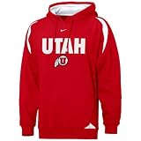 Nike Utah Utes Red Pass Rush Hoody Sweatshirt