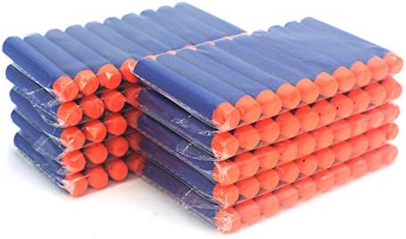 CLOURF 200 Pcs 7.2cm Foam Darts for Nerf N-strike Elite Series (Blue)