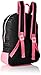 Trailmaker Girls' Printed Backpack with Contrast Bottom, Black