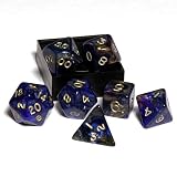 Blue Magma 7-piece Dice Set