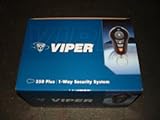 350 Plus - Viper 3-Channel 1-Way Car Alarm Security System with Keyless Entry