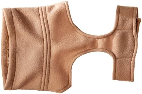 The Doggy Dickey Fleece Neck and Chest Warmer for Small Dogs, X-Small, Tan