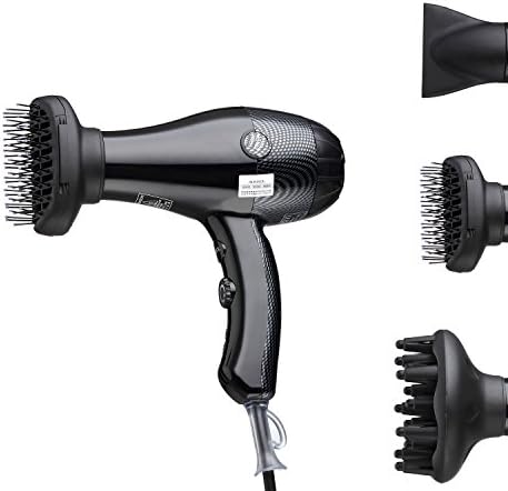 Meikou Mk-026 Hair Dryer Hair Curler Heaters (Black)