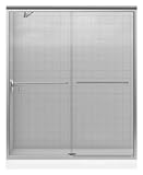 Kohler Shower Door K-702206-L-MX-DL. 59-5/8'' x 70-5/16'', Matte Nickel, Crystal Clear tempered glass