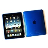 Skin Case for Apple iPad “Transparent Ocean Blue Circles Pattern”