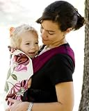 Angel Pack Baby Carrier Organic Grandiflora Plum LX