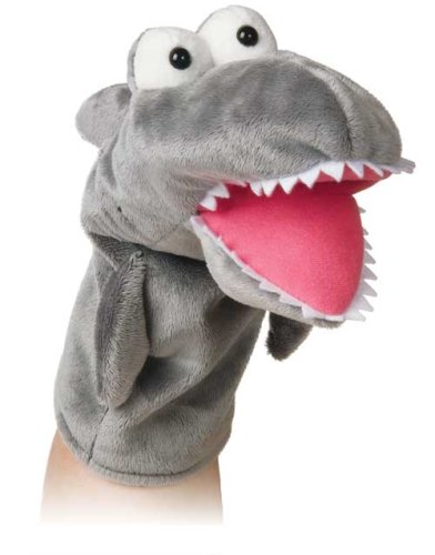 Plush Silly Sox Shark Sock Puppet 12