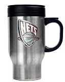 NBA New Jersey Nets Stainless Steel Travel Mug - Primary Logo