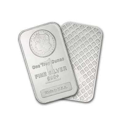 Morgan Design - 1 oz .999+ Fine Silver Bar