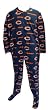 Chicago Bears Logo Guys Onesie Footie Pajama for men