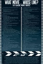 101 CLASSIC MOVIE QUOTES (Size 24x36)