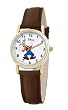 Disney Women's D075S007 Goofy Brown Leather Strap Watch