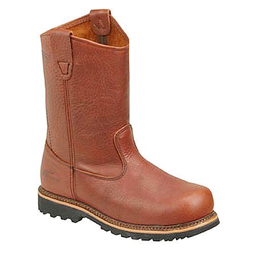 Thorogood Men's Semi-Oblique Wellington Steel Toe Boot Tobacco (8.5, Tobacco)