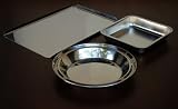 Deluxe 3 (Three) Stainless Steel Bakeware Set with Cookie Sheet, Pie Plate and Cake Pan