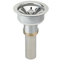 Elkay LK335 Stainless Steel Duo Basket Strainer, Stainless Steel Finish