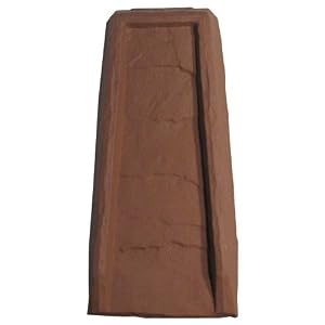 Master Mark Plastics Down Spout Splash Block Cedar 30224 by