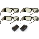 Buy 2012 PANASONIC-Compatible 3ACTIVE® 3D Glasses. Rechargeable. MULTI-PAK