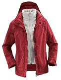 VAUDE Damen Doppeljacke  Black Cloud Jacket II, darkred, 40