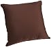 Brentwood 25-Inch Brushed Twill Floor Cushion, Chocolate