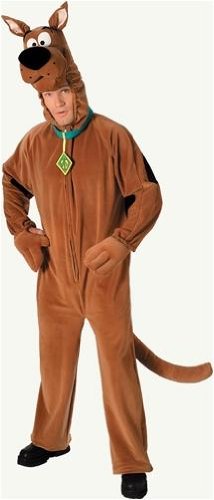 Deluxe Plush Scooby Doo Adult Costume  