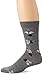 K. Bell Socks Men's Zombie Modal Rayon Crew Sock