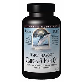 Source Naturals ArcticPure Lemon Flavored Omega-3 Fish Oil 800 mg 120 SoftGels by Source Naturals