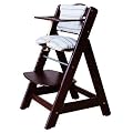 HONEY BEE Treppenhochstuhl / Farbe KIRSCHE + Essplatte / inklusive Kissen / h�henverstellbar