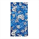 Blue Hawaiian Floral Hibiscus Beach Towel