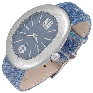 Nuovegioie Watches, Nuovegioie Ladies' Blue Patterned Leather Date Watch, Womens Watches, Womens Nuovegioie Watches