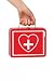 Leg Avenue - Krankenschwester Lunch Box aus Metall - Rot/Weiss - One Size - A1518