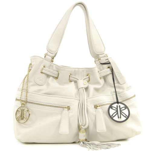 Ri2k Lilly Drawstring Tote – White (off-white)