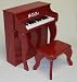 Schoenhut Elite Spinet with Bench- Red