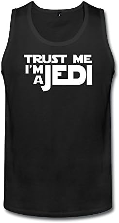 Fun Men's Trust Me I'm A Jedi Black XL Tank-top