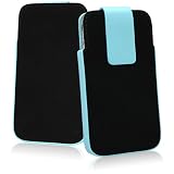 BoxWave Neon iPhone 4S Pouch (Sky Blue)