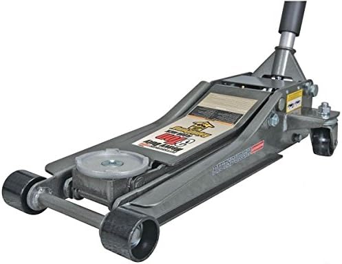 3 Ton Heavy Duty Steel Low Profile Floor Jack Rapid Pump Show Car Lowrider Extra-wide steel casters for stability