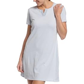 Nautica Sleepwear Women's Solid Short Sleeve Jersey Knit Sleep Tee - 930273