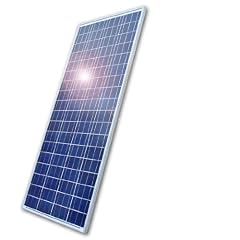 Solarpanel 12V 130 Watt - polykristallines Solar-Panel mit 130W - hochwertige Zellen mit hohem Wirkungsgrad