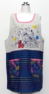 Sesame Street applique apron 23337251 (japan import)