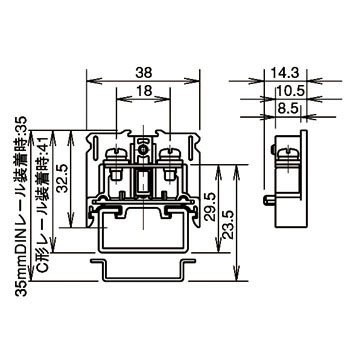 BN-Wシリーズ パンブロックターミナル セルフアップ形 BN15LW